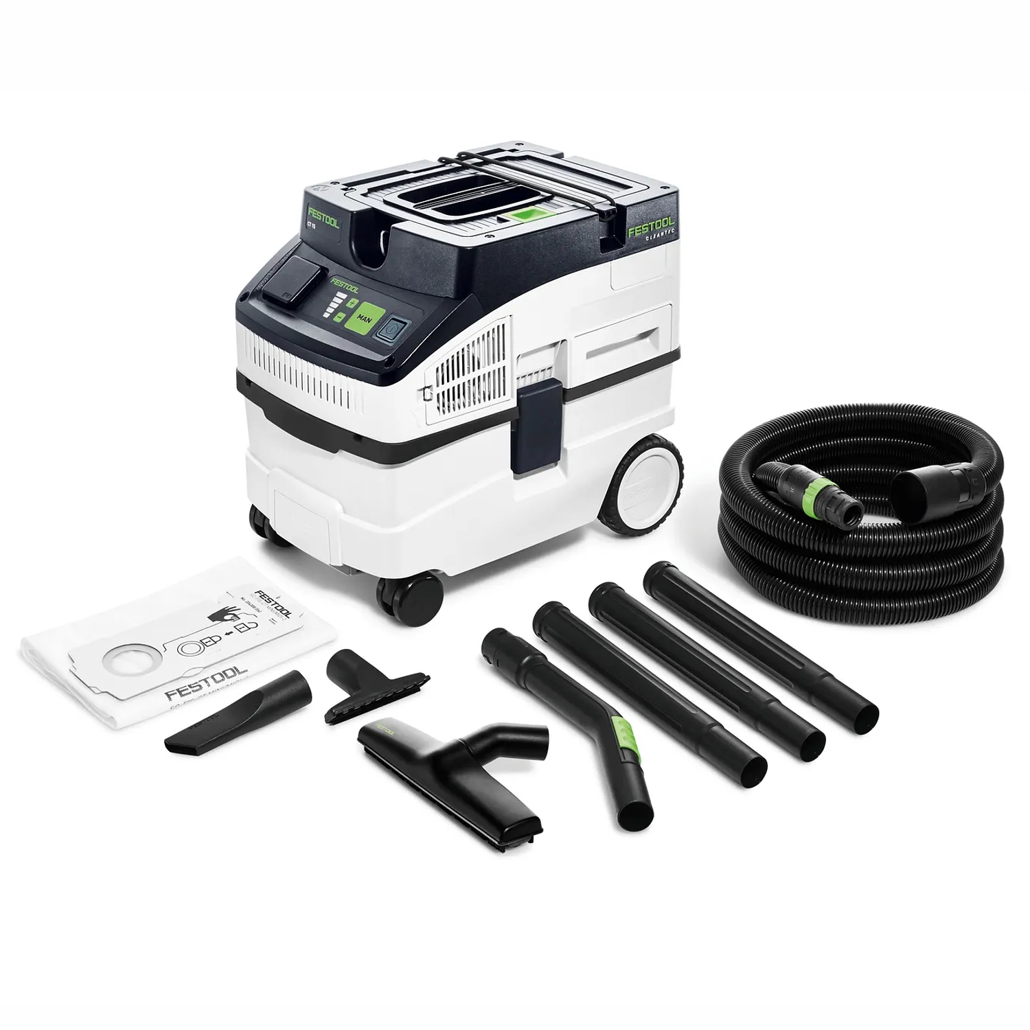 Festool CT 15-Set CLEANTEC 15L Mobile Dust Extractor & Cleaning Set