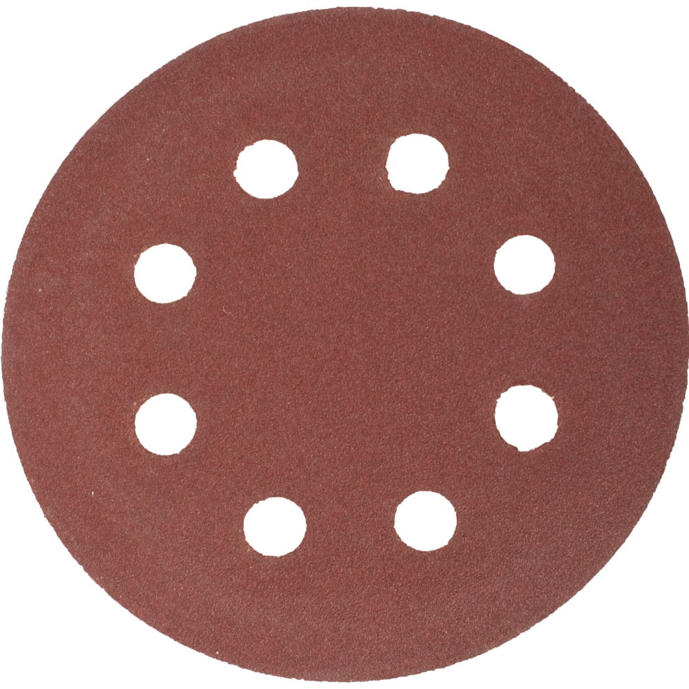 Sanding Disc 115mm 240 Grit With Holes 10/pk Hook And Loop