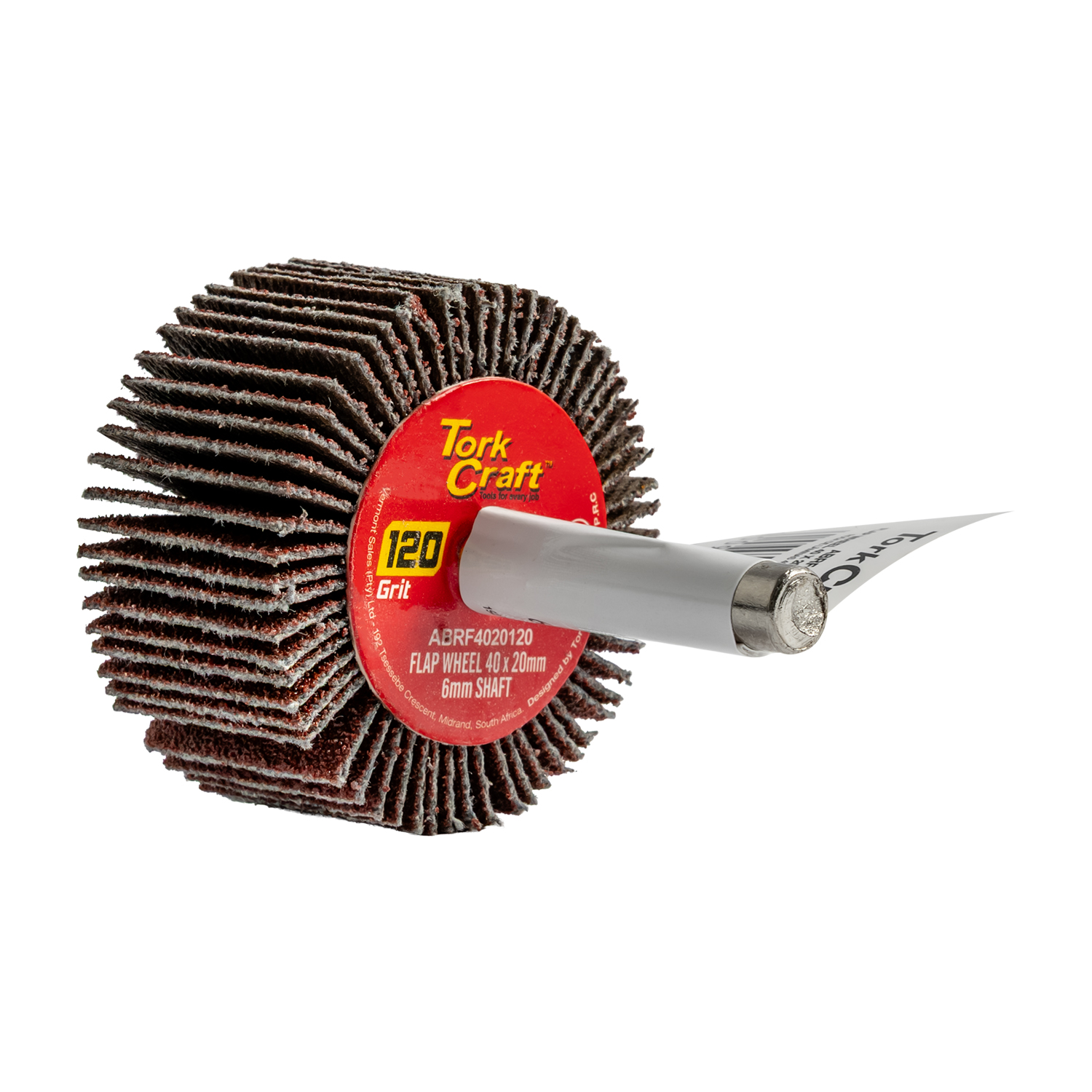 Flap Wheel 40 X 20 X 6mm Shaft 120 Grit Per Each