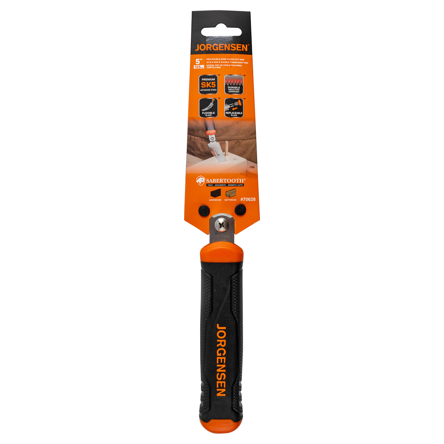 Jorgensen 125mm Pro Double Edge Flush Cut Saw