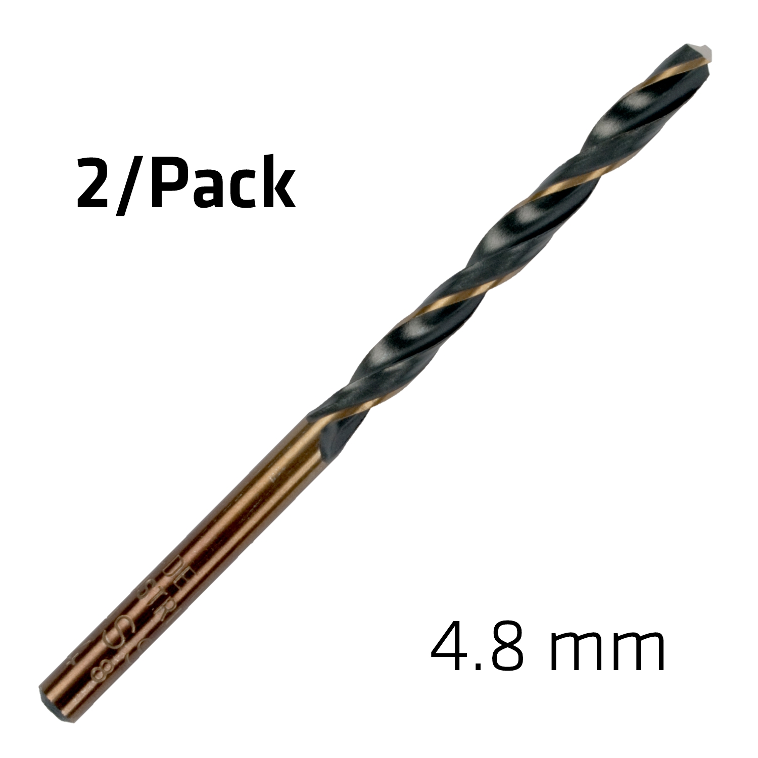 Hss Sprint Master 4.8mm X2 Sleeved Din338 Alpen Drill Bit