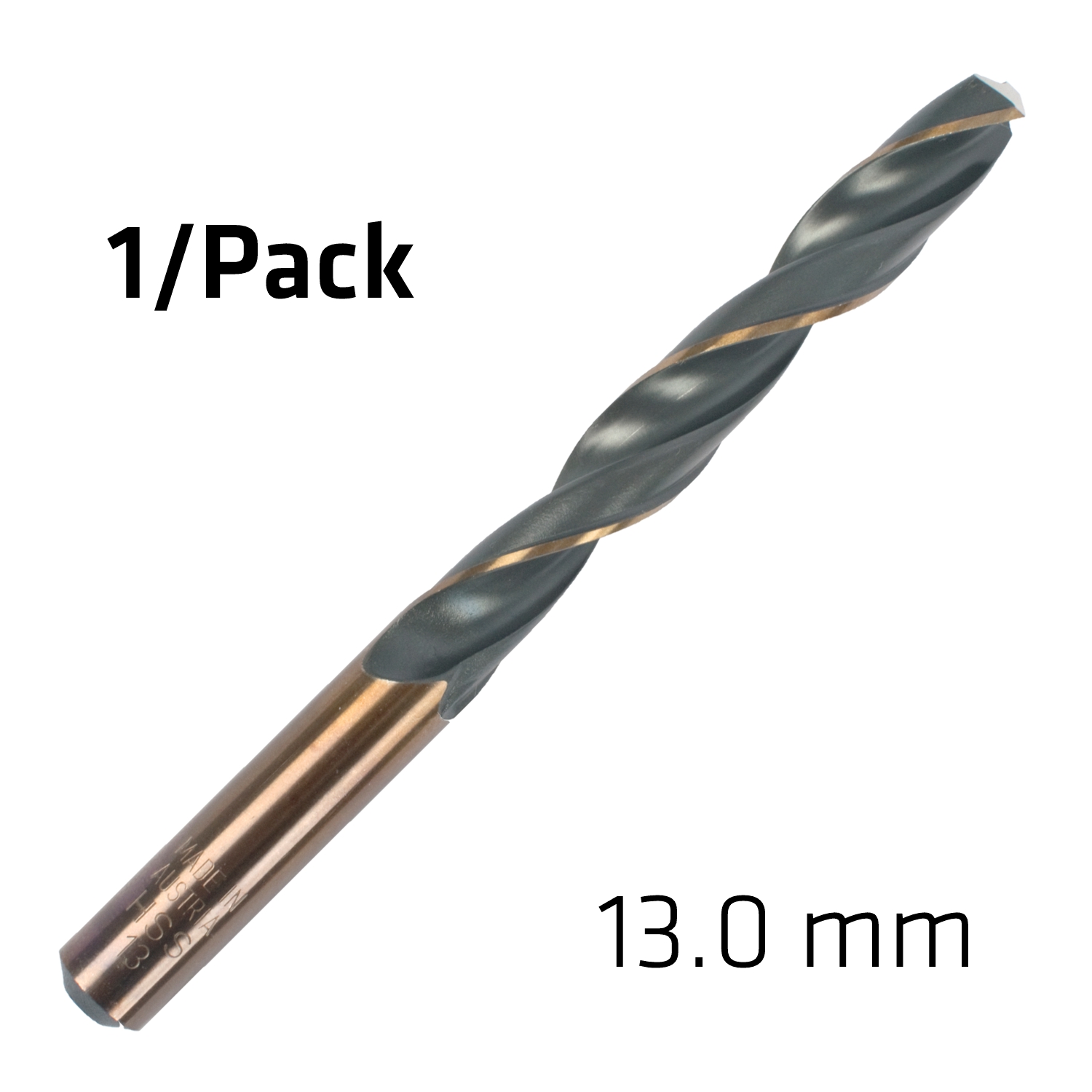 Hss Sprint Master 13.0mm X1 Sleeved Din338 Alpen Drill Bit