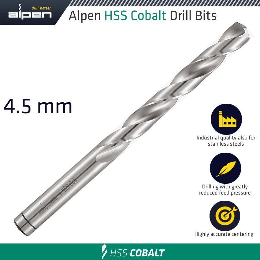 Hss Cobalt Drill Bit 4.5mm