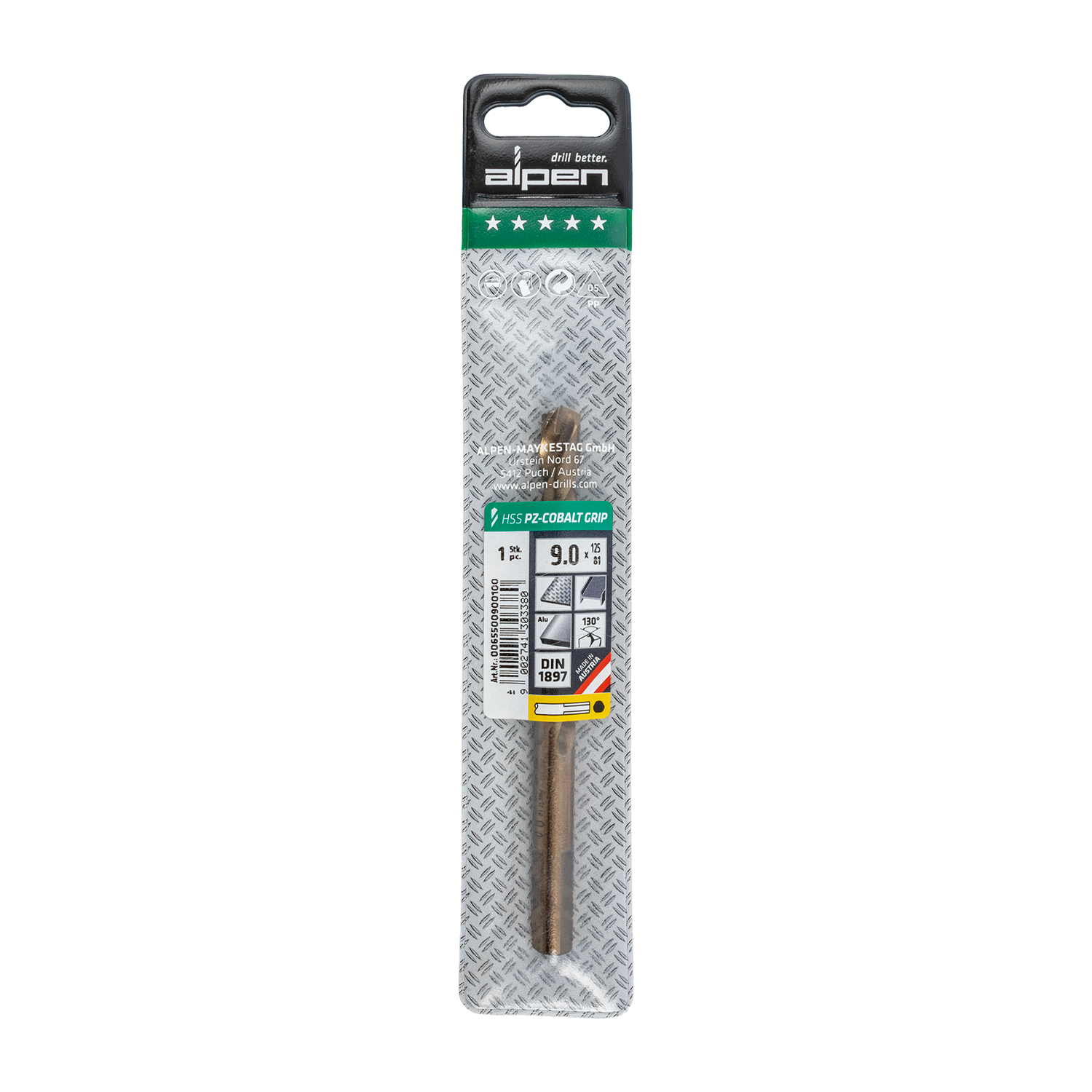 Hss Cobalt 9.0 Plw Grip 3-sided