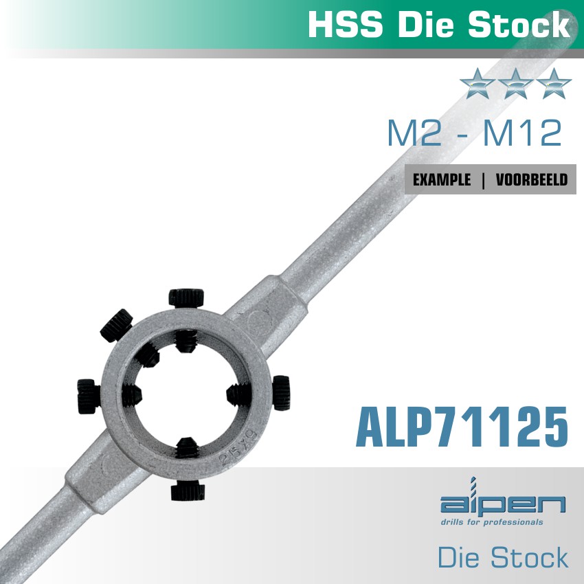 Die Stock 25x9mm In Pouch Hss