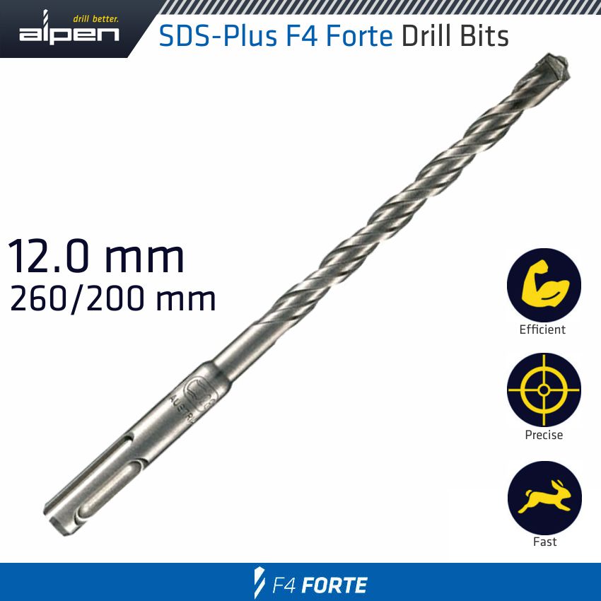 Sds Plus Bit 260 X 200mm 12mm Bulk