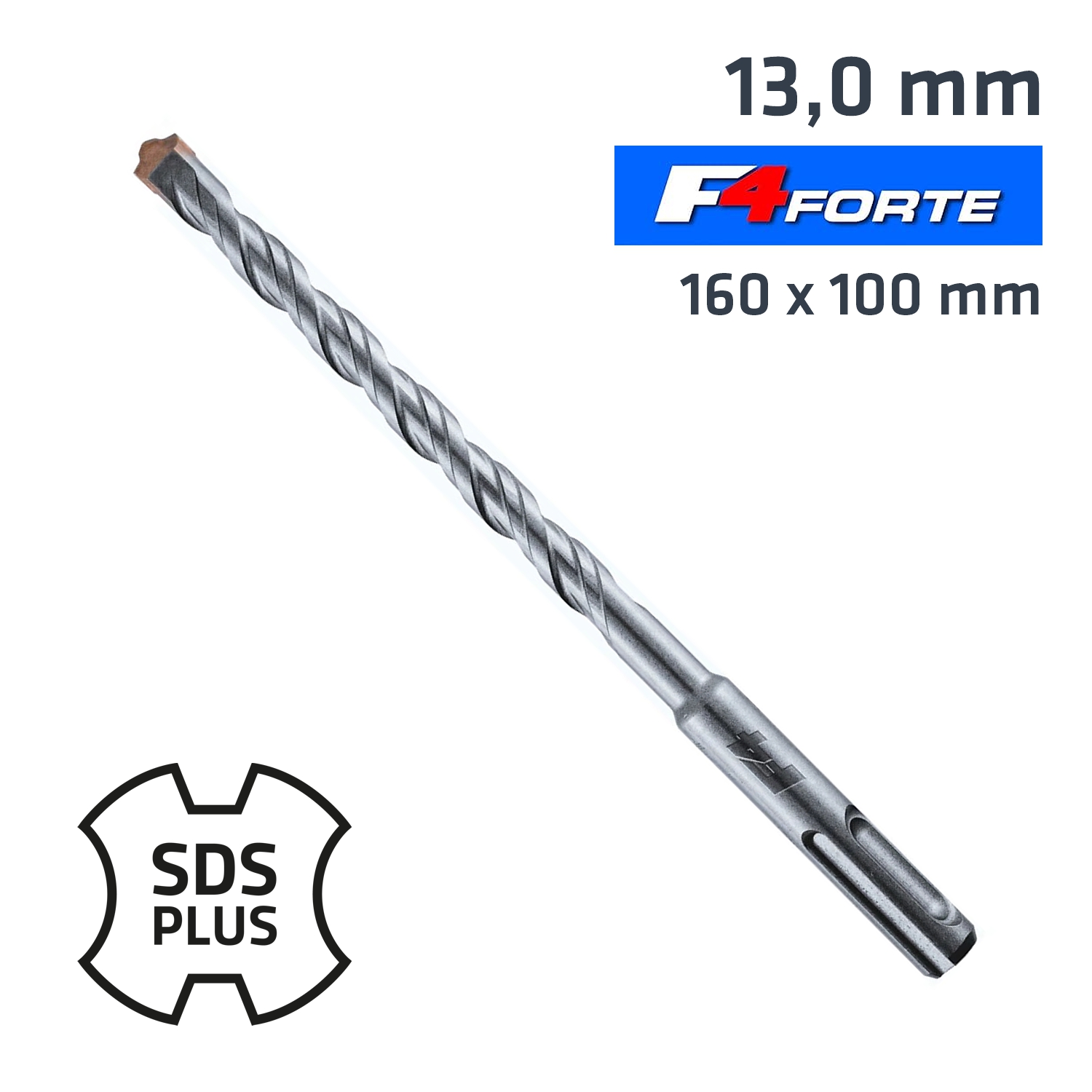Sds Plus Drill Hammer F4 Bit 160 X 100 13mm