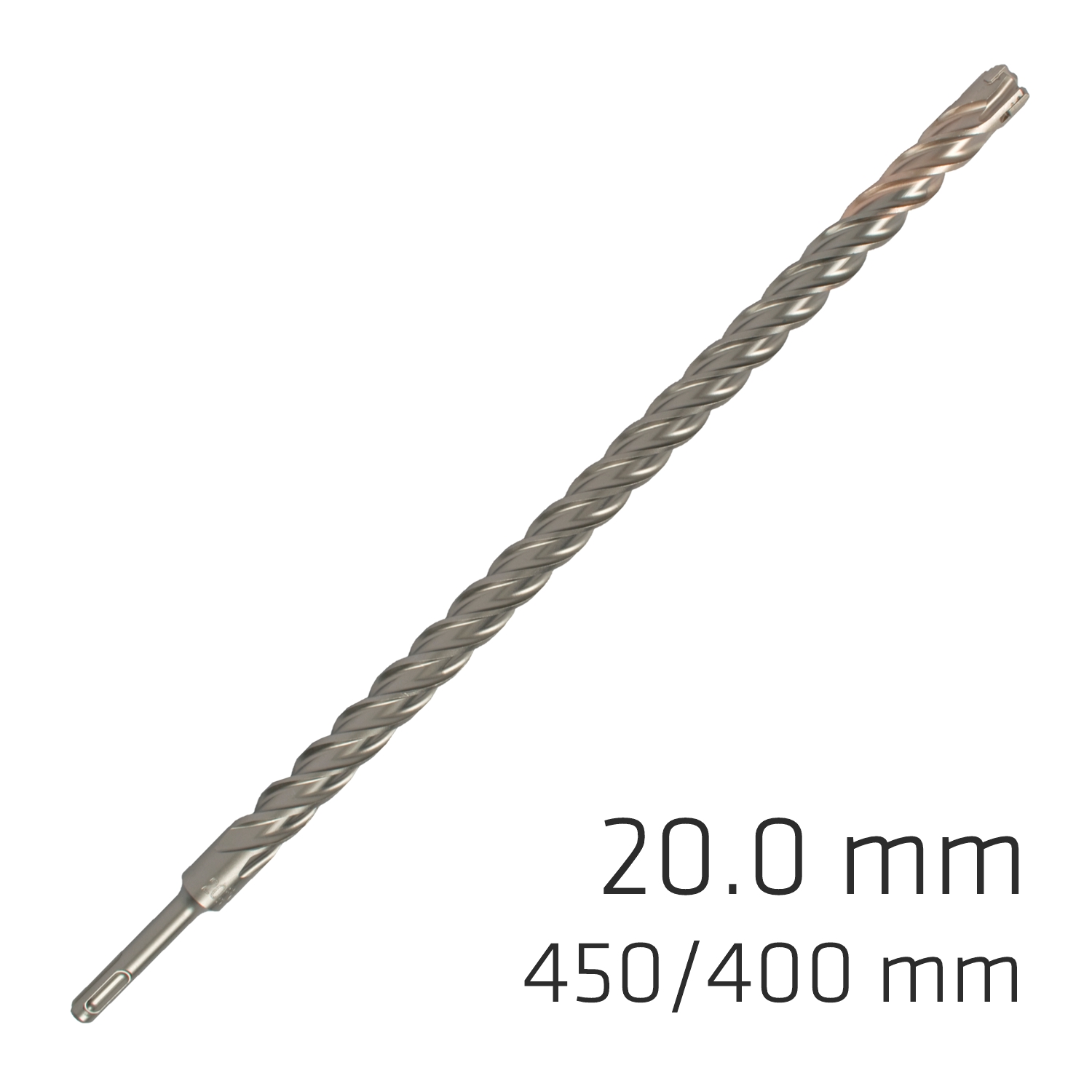 Force X 20.0 X 450/400 Sds-plus Rebar Drill Bit X4 Cutting Edges