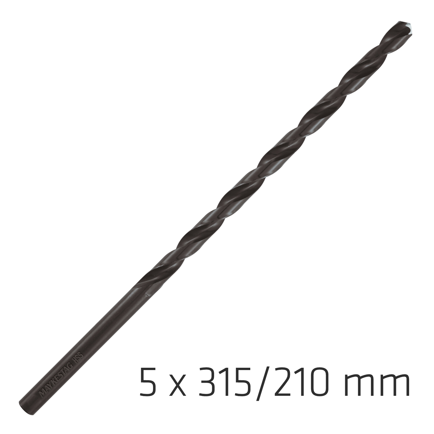Hss Drill Bit 5mm 315x210mm Extra Long