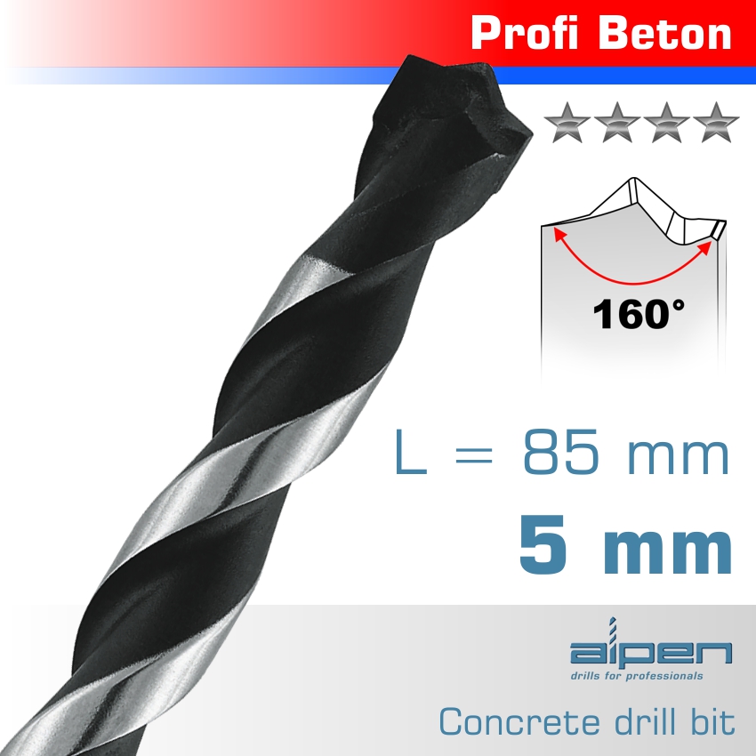 Concrete Profi Beton Drill Bit 5mm