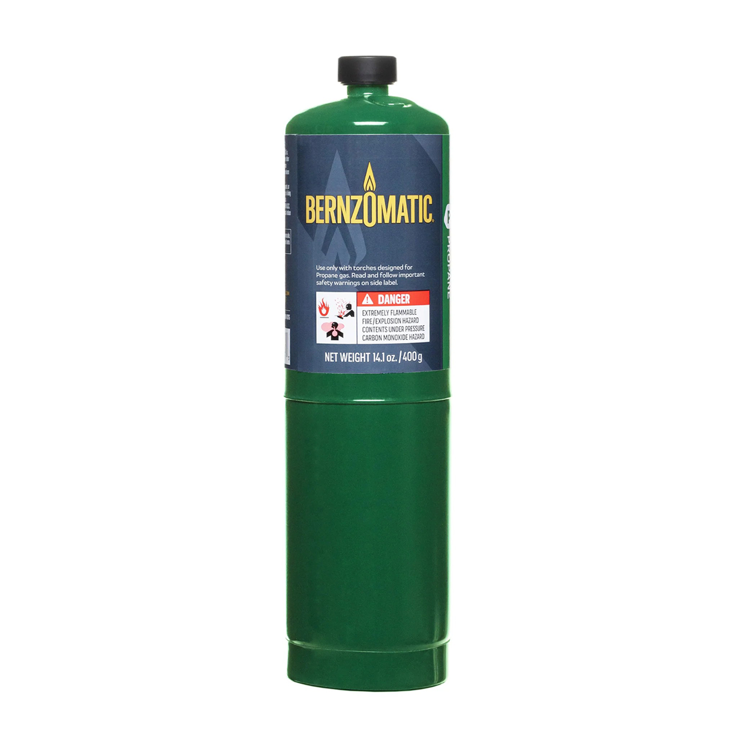 Bernzomatic Propane Hand Torch Cylinder Green 400gram (14.oz)