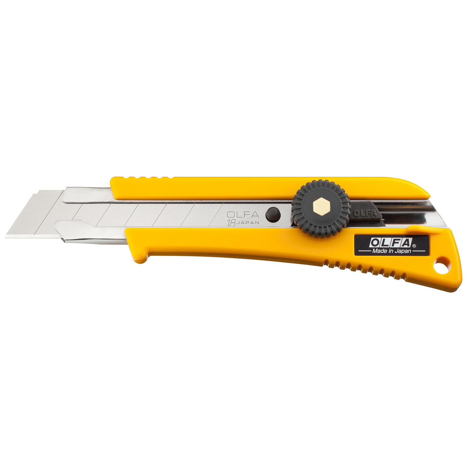 Olfa Heavy Duty Cutter Snap Off Knife 18mm With Anti-slip Rubber