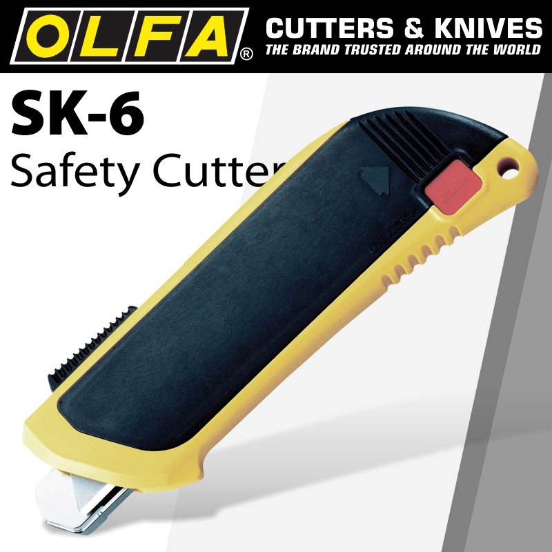 Olfa Safety Knife Auto Retract 17.5mm Auto-gaurd System