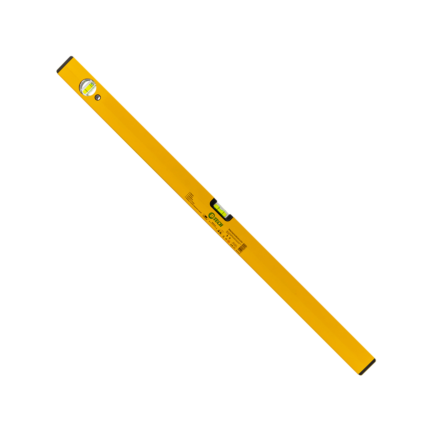 D-Tech Box Spirit Level 900mm Aluminium 2 Vial 0.5mm/m Accuracy