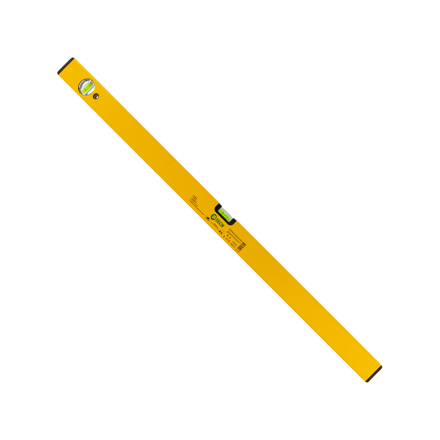D-Tech Box Spirit Level 1000mm Aluminium 2 Vial 0.5mm/m Accuracy