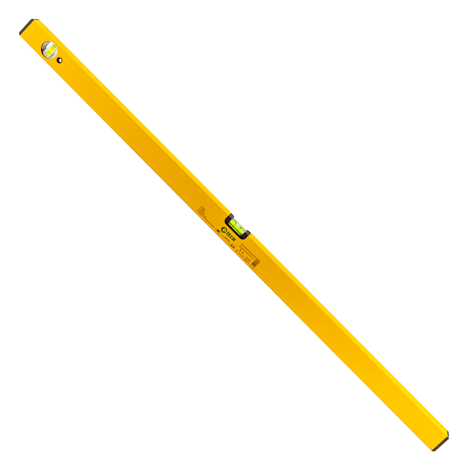D-Tech Box Spirit Level 1200mm Aluminium 2 Vial 0.5mm/m Accuracy
