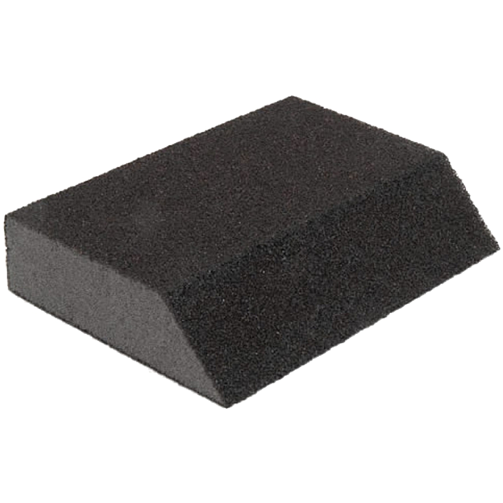 Sanding Sponge Block Single Angled 120x70x25 Coarse 1pc