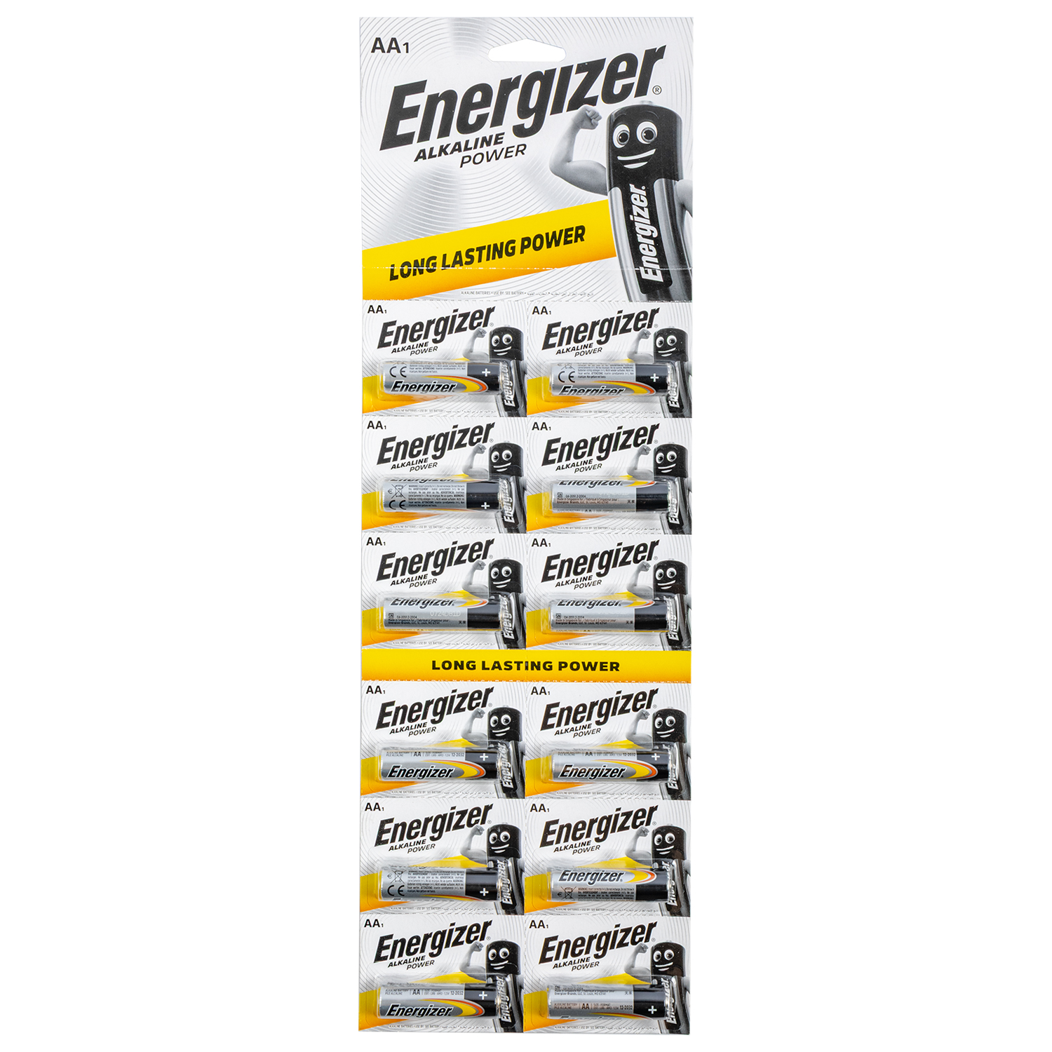 Power Aa Battery-12pack Strip Energizer