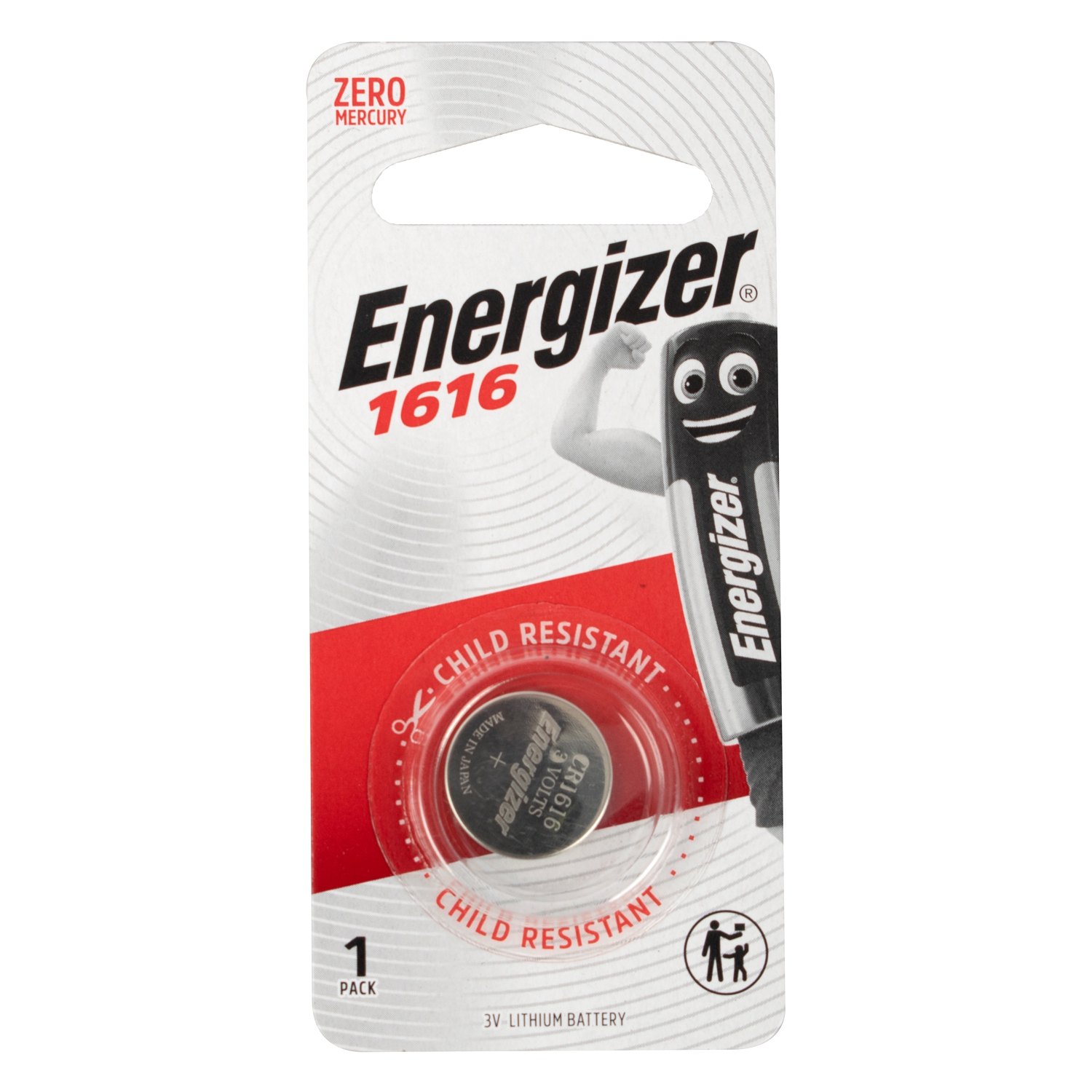 Cr1616 3v Bp1 Lithium Coin Battery (moq12) Energizer