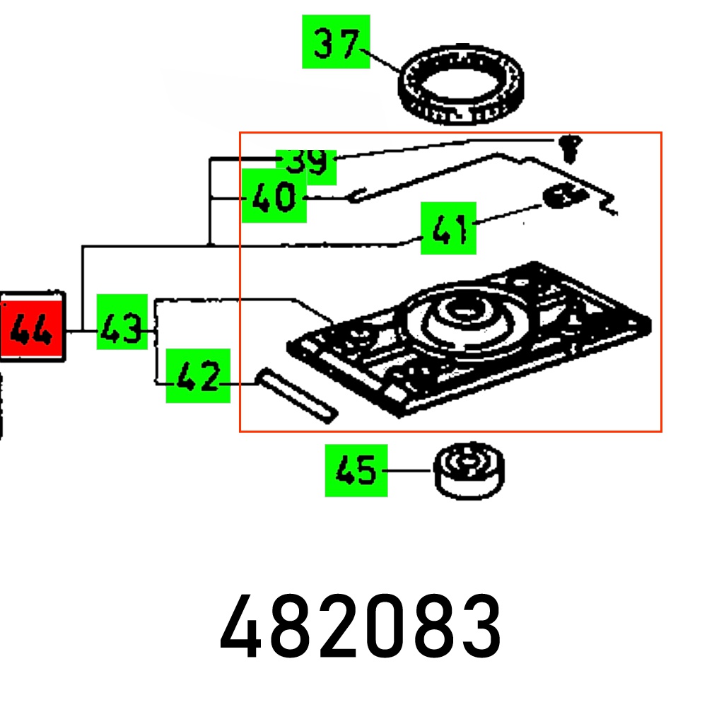 Base Plate Comp Rsm-ea Vollst.