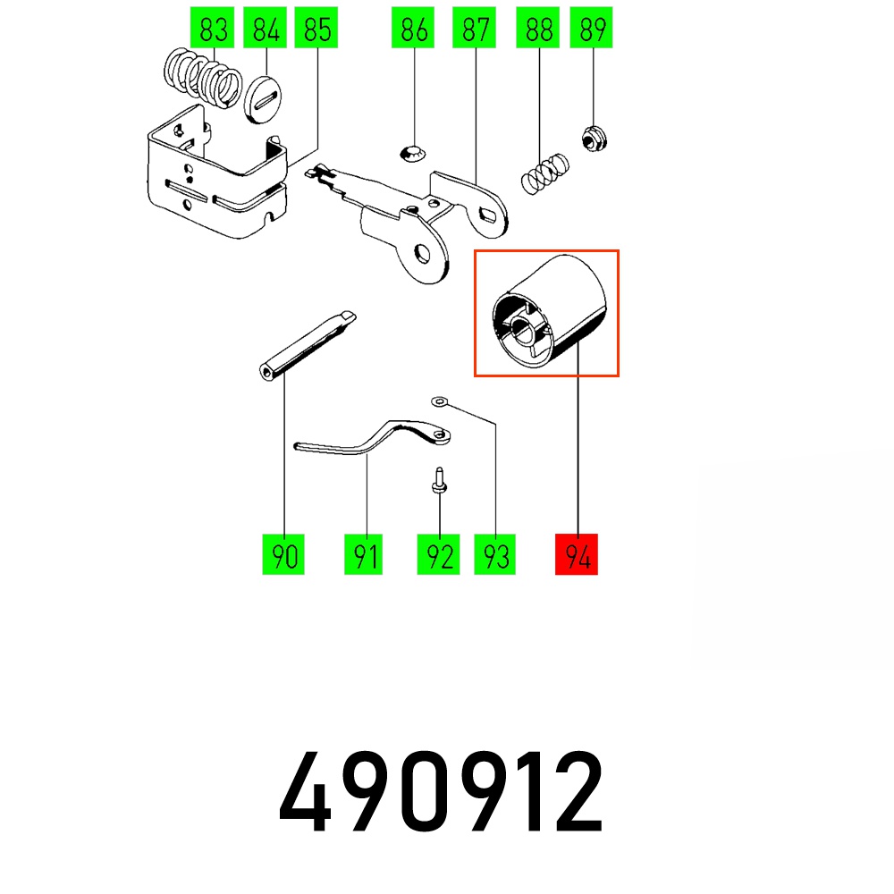 Adjusting Roll Et-teil Bs 75