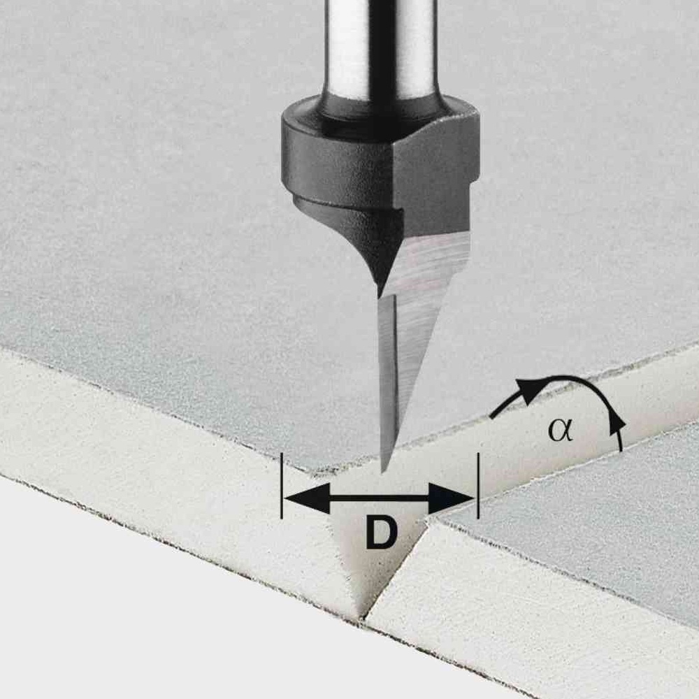 Cutter - V Groo Hw D12,5-45grad