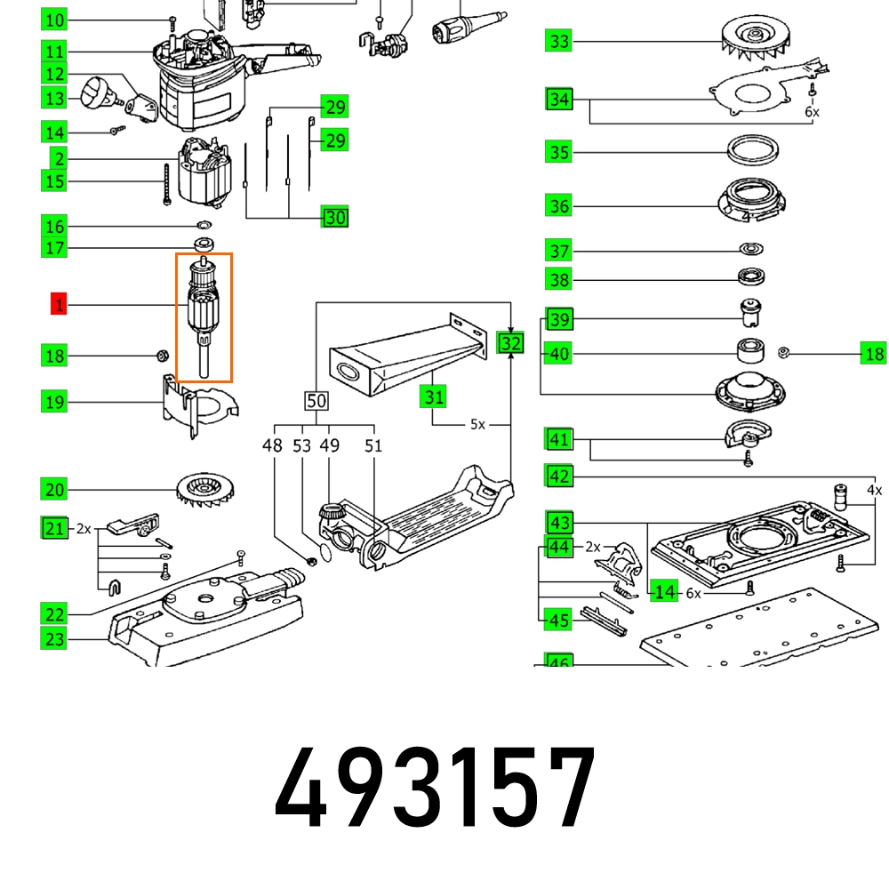 Armature 230v Rs 2 Et-bg 230v