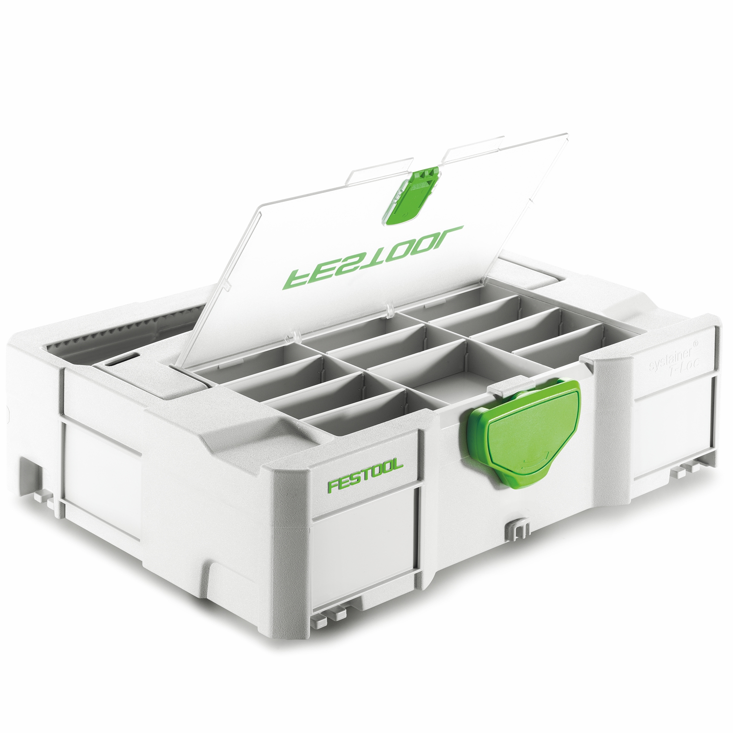 Festool SYS 1 TL-DF Systainer T-LOC with Transparent Lid Compartment