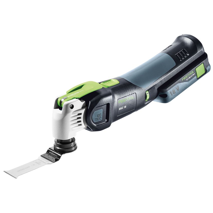 Festool OSC 18 Li 3.1 E-Set VECTURO Cordless Oscillator Multi-Tool