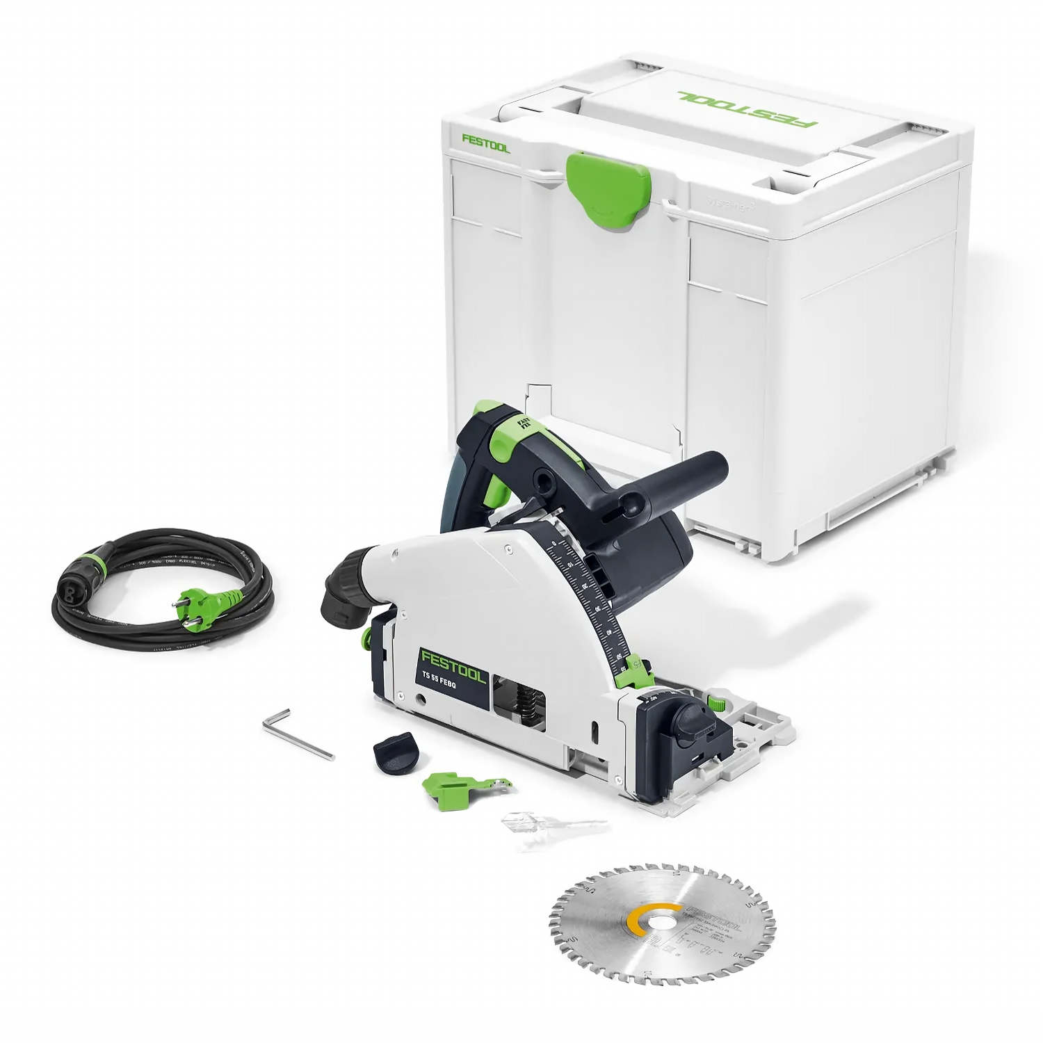 Festool TS 55 FEBQ-Plus Plunge-Cut Saw in Systainer³ SYS3