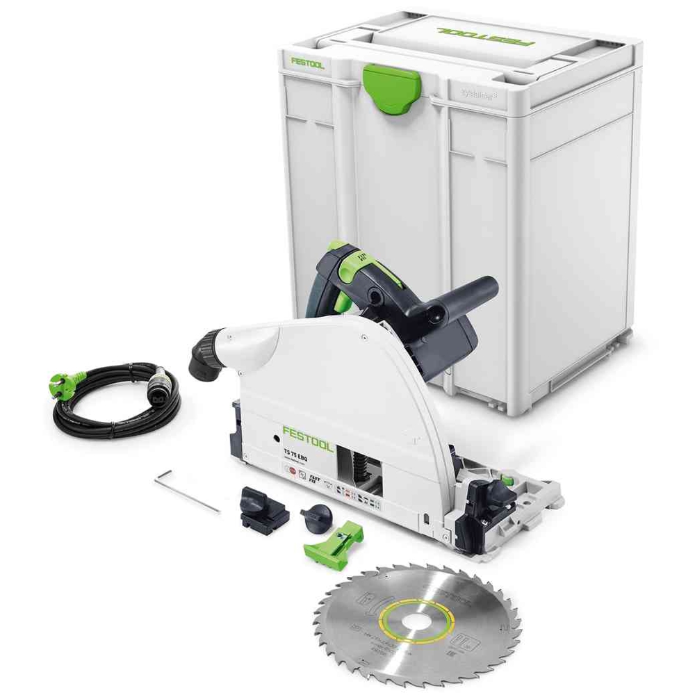 Festool TS 75 EBQ-Plus Plunge-Cut Saw 1600W in Systainer