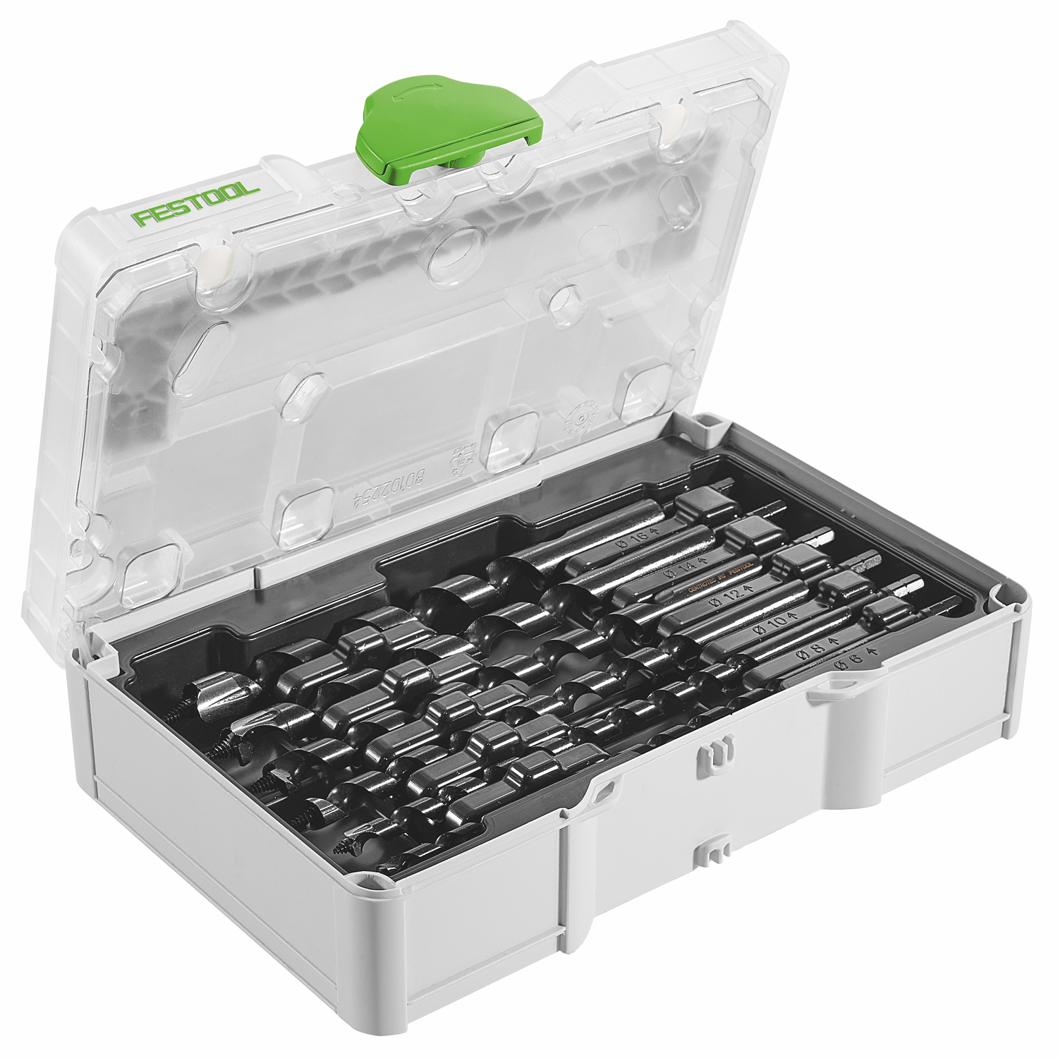 Festool SYS3 S 76-SB CE-SORT/6 Auger Bit Set In Systainer³ S