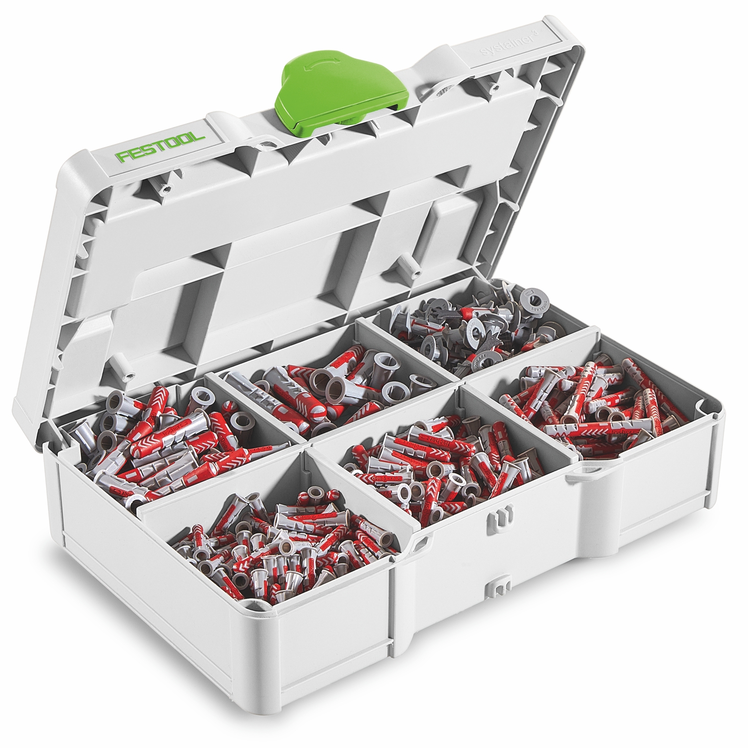 Festool SYS3 S 76-DBL-Set Systainer³ Dowel & Fixing Set 560 Pieces