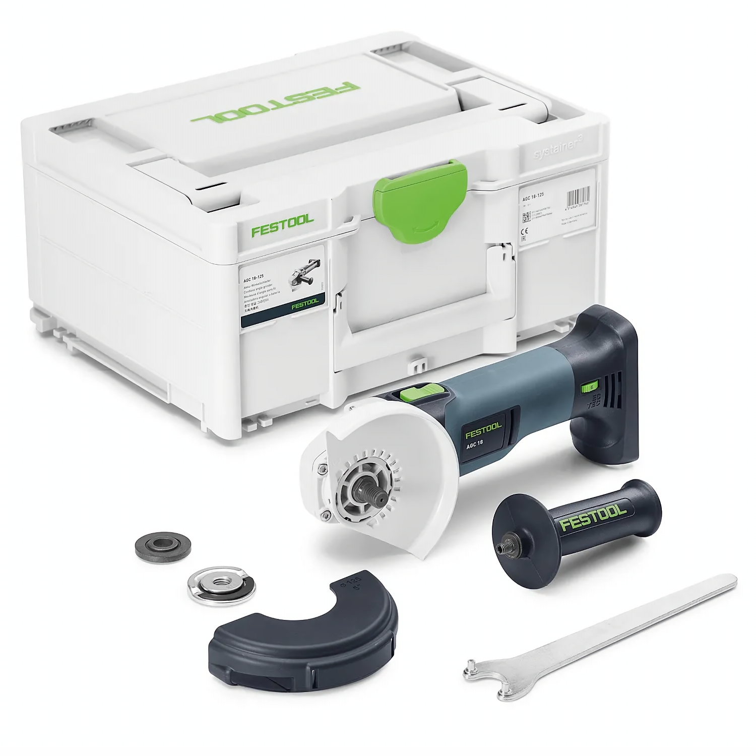 Festool AGC 18-125 EB-Basic Cordless Angle Grinder 125 mm