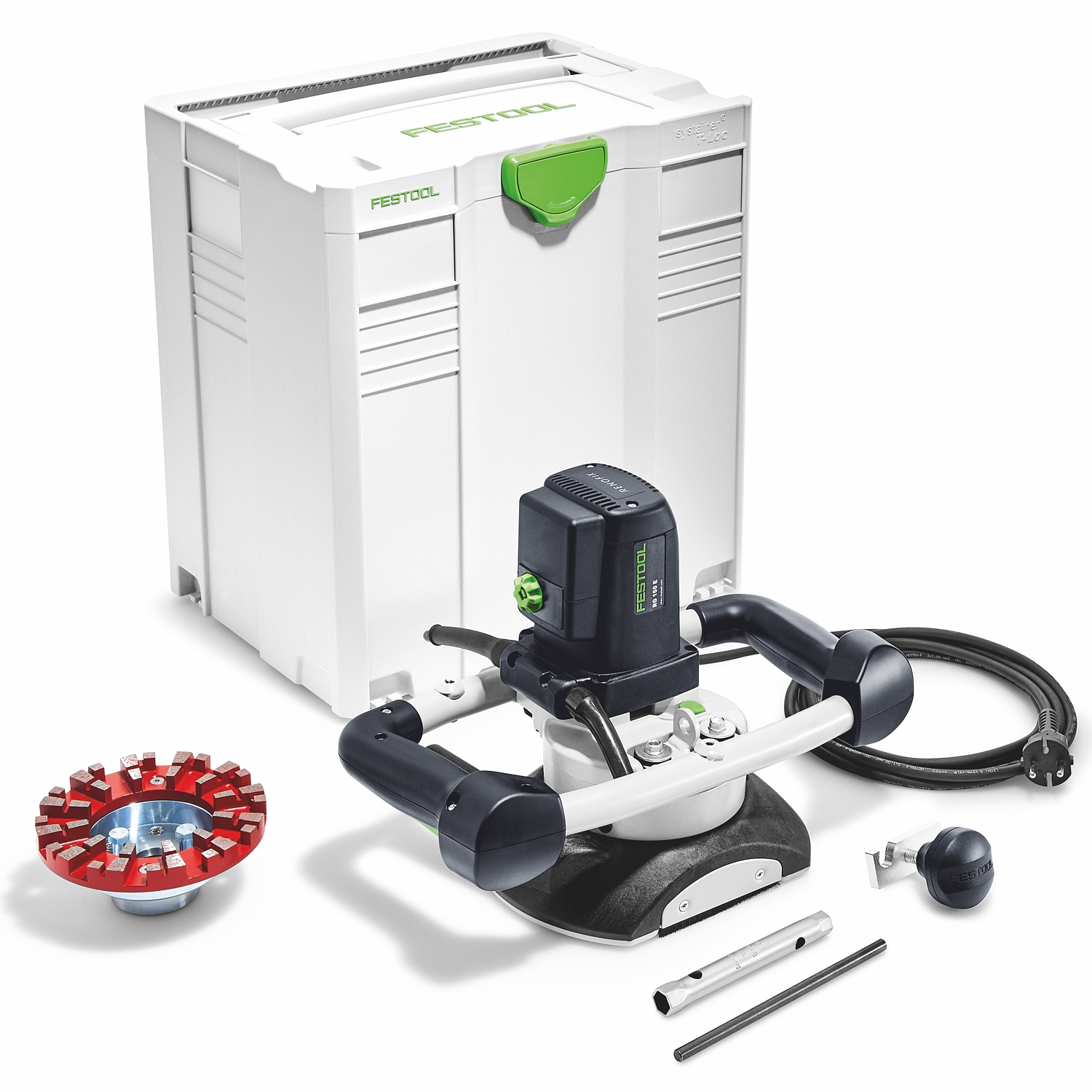 Festool RG 150 E-Set DIA ABR RENOFIX Renovation Diamond Grinder 150mm 1600W