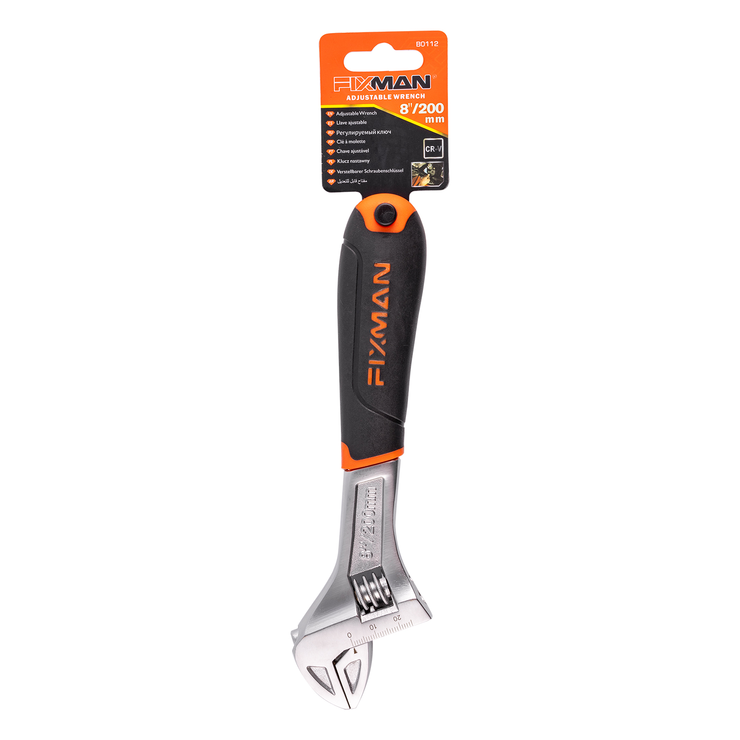 Fixman Adjustable Wrench 8' 0-24.5mm