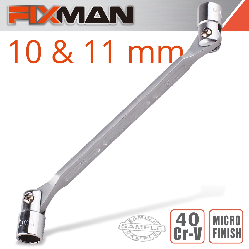 Fixman Hinged Socket Wrench 10x11mm