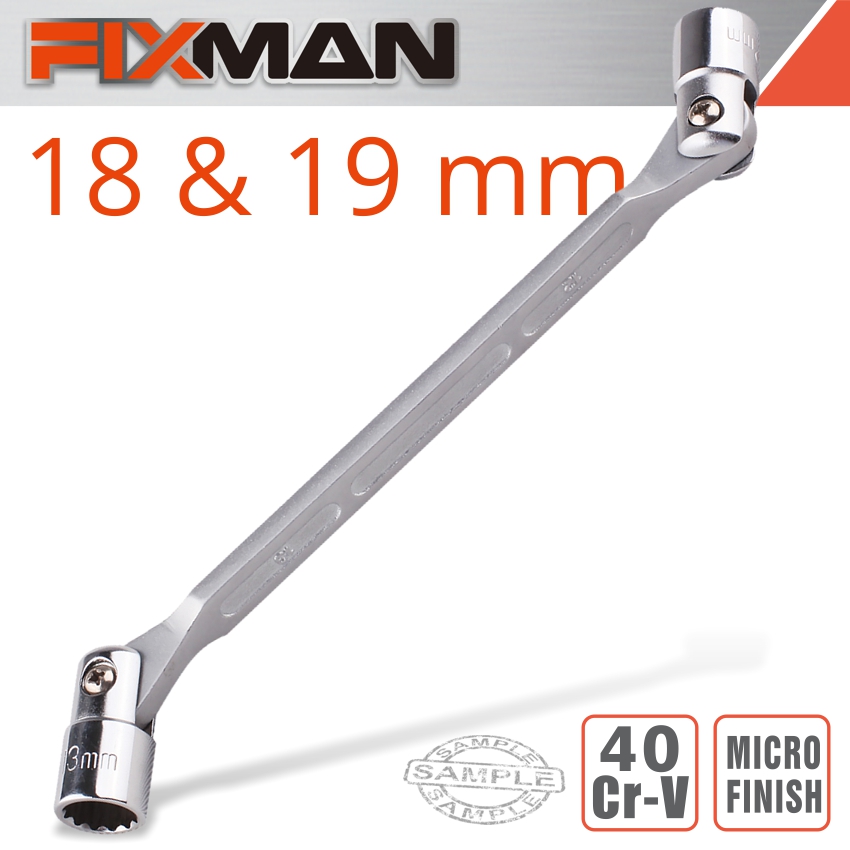 Fixman Hinged Socket Wrench 18x19mm