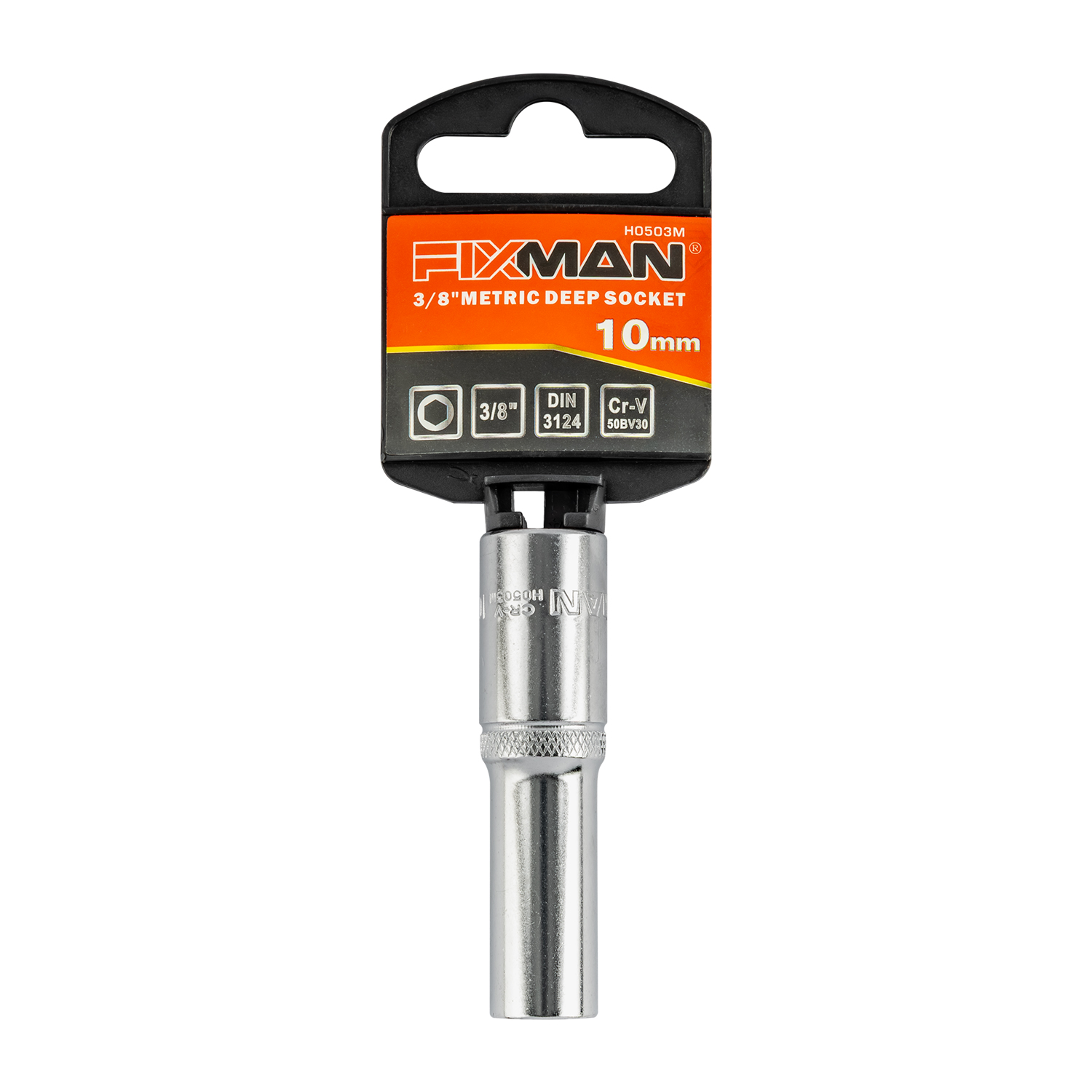 Fixman 10mm 3/8 Inch Drive Metric Deep Socket