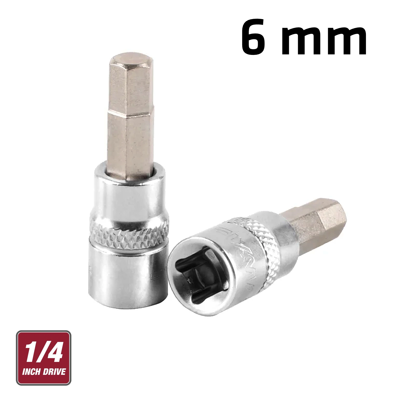 Fixman 1/4' Dr.bit Socket 6mm Hex Allen H6