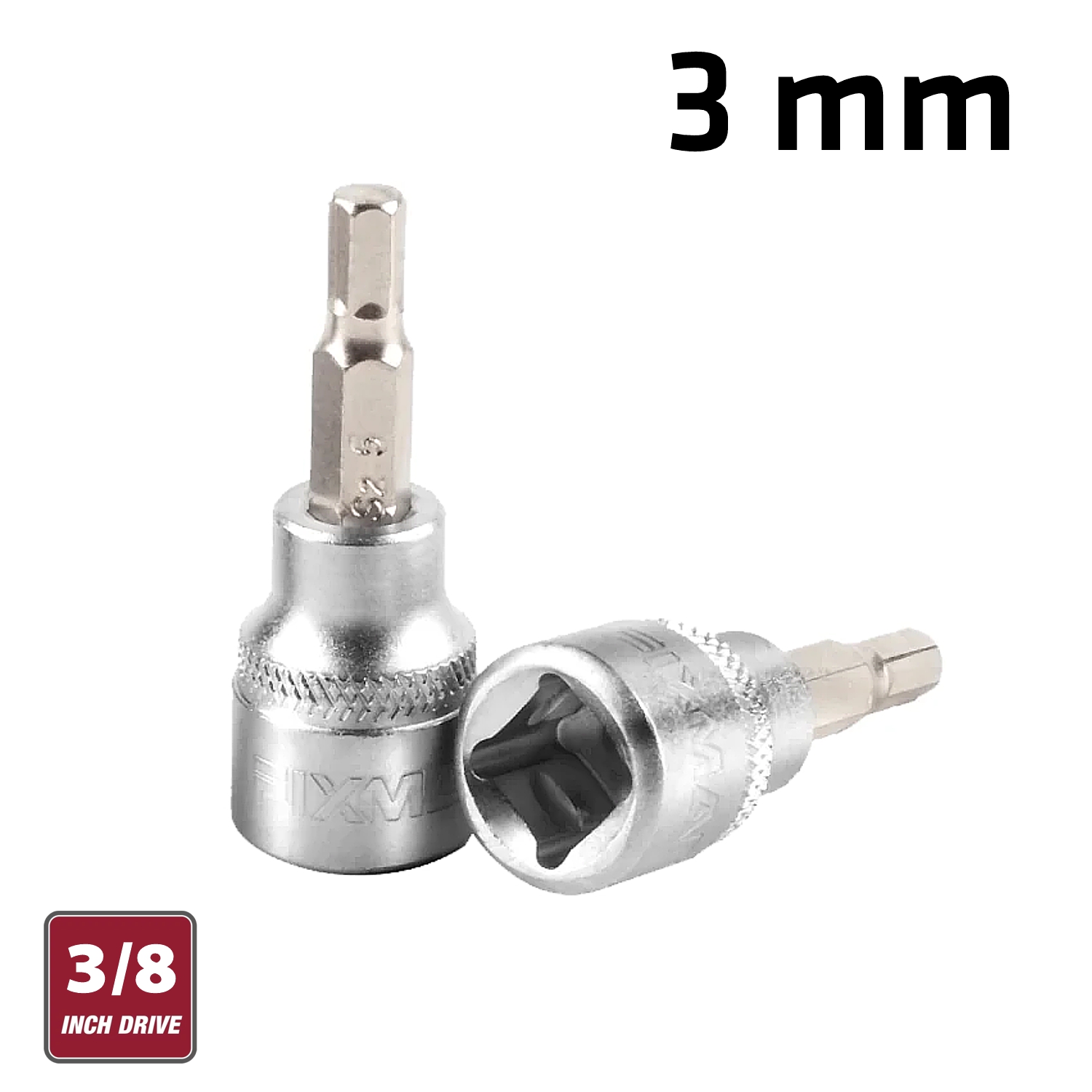Fixman 3/8' Dr.bit Socket 3mm Hex Allen H3