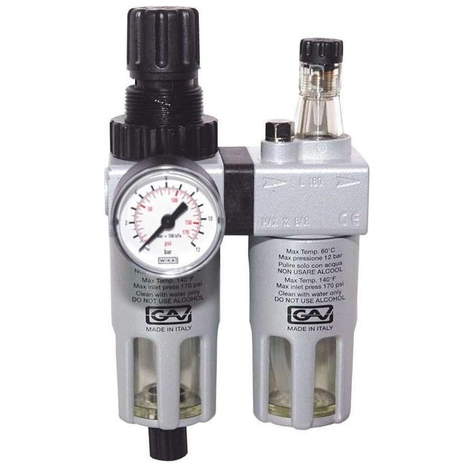 Filter Regulator Lubricator 1/4'