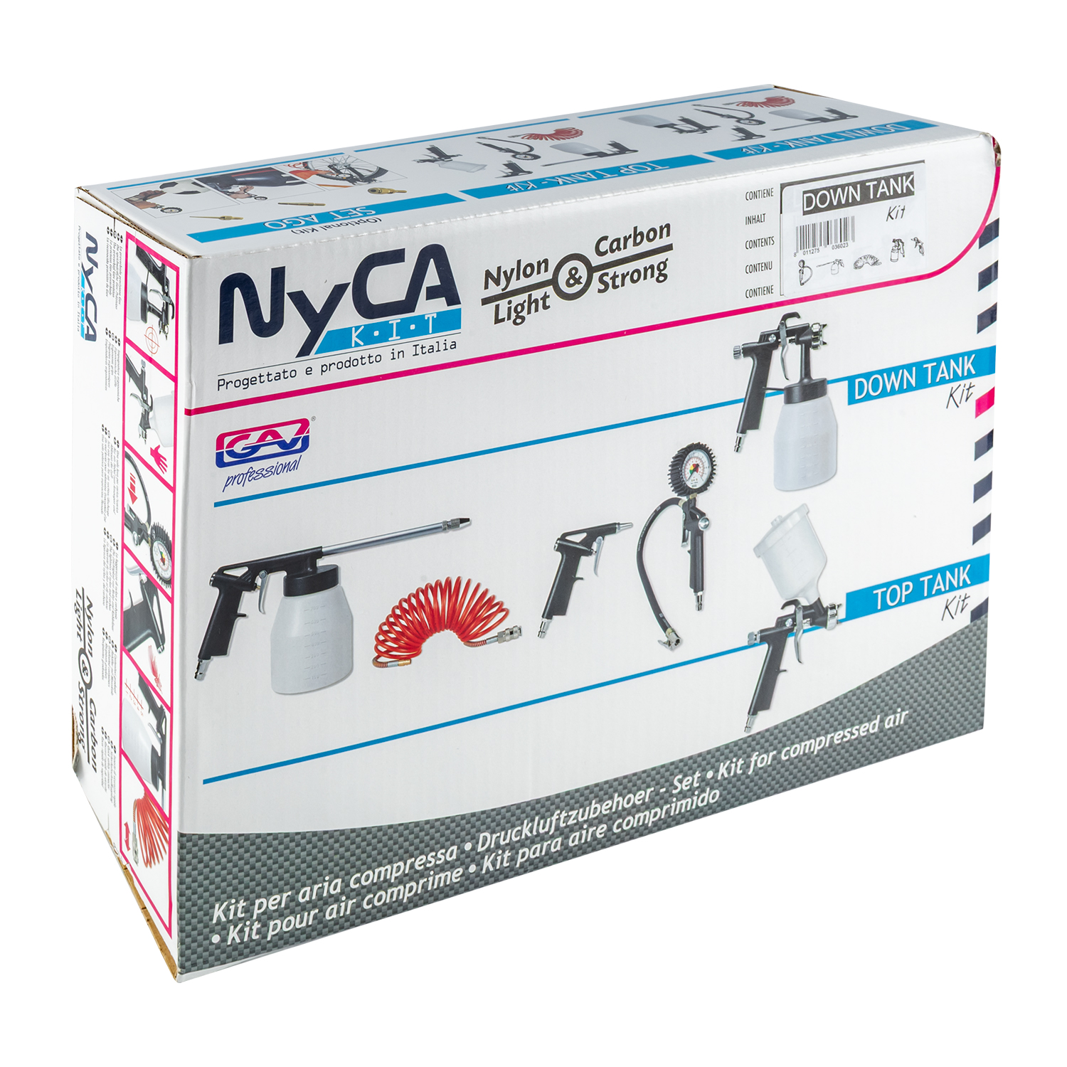 GAV NYCA KIT11 5-Piece Compressed-Air Tool Kit – Down Tank