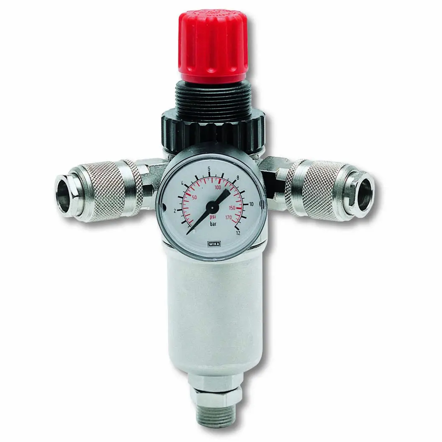 GAV RPF187R Pressure Reducing Valve & Filter 3/8' with Universal Couplers