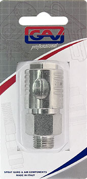 GAV112-1P Quick Coupler Euroline 1/4' Male Packaged