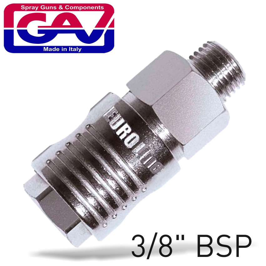 GAV112-2 Quick Coupler Euroline 3/8' Male