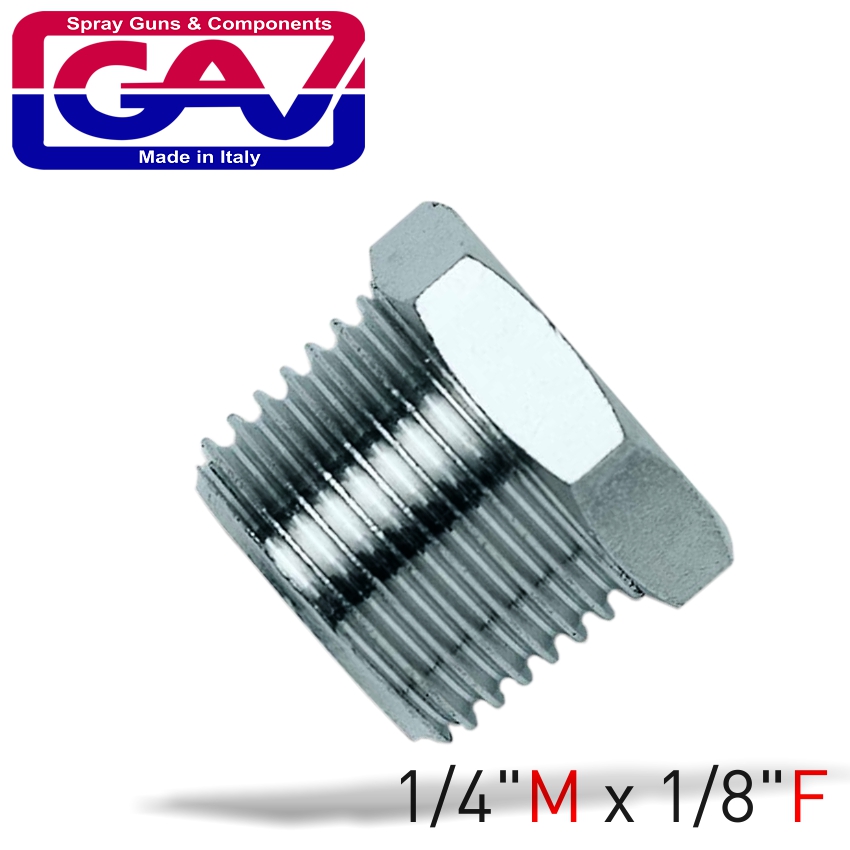 Taper Reducer Bush 1/4 X 1/8 M/f