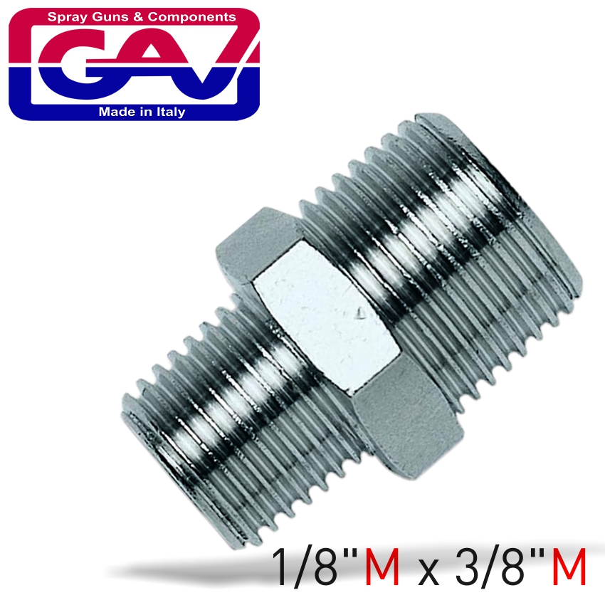 Taper Reducer Nipple 1/8 X 3/8 M/m