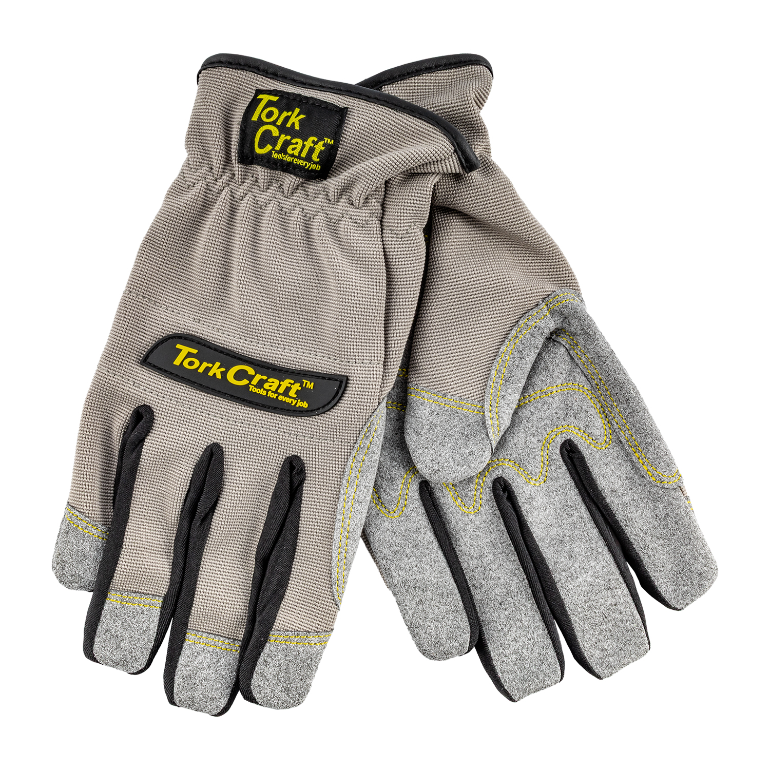 Mechanics Glove Large Synthetic Leather Palm Spandex Back