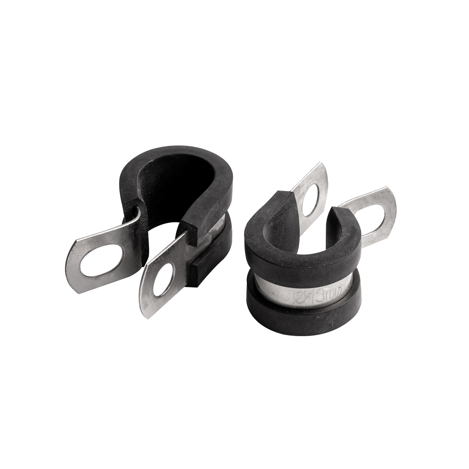 Hose Clamp 13mm X 12mm B/width Rubber Lined Bulk